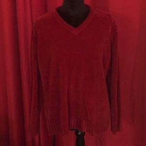 Carolyn Taylor Woman Plus Size 2x red sweater